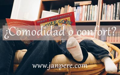 ¿Comodidad o confort?